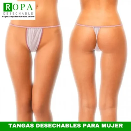 TANGAS DESECHABLES PARA MUJER