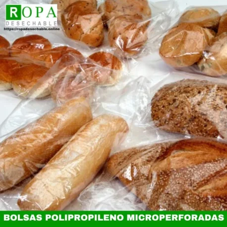 bolsas microperforadas de polipropileno