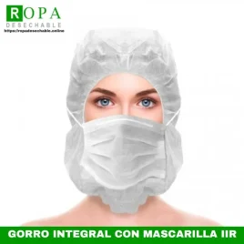 gorro integral con mascarilla IIR