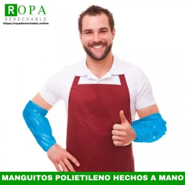 manguitos de polietileno hechos a mano